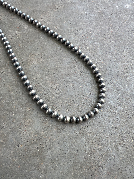 6mm 18” Navajo Pearl Necklace