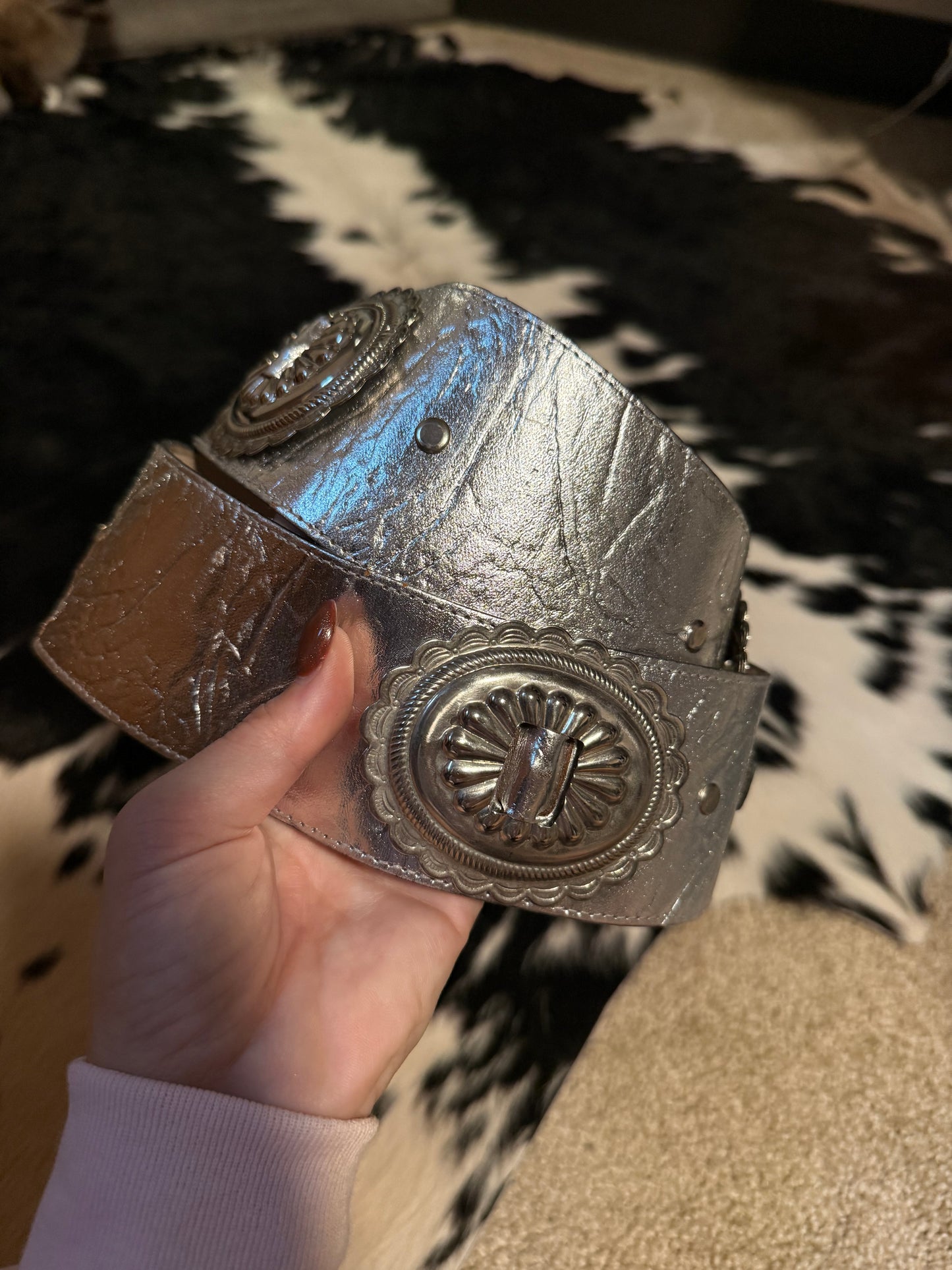 Silver Concho Belt