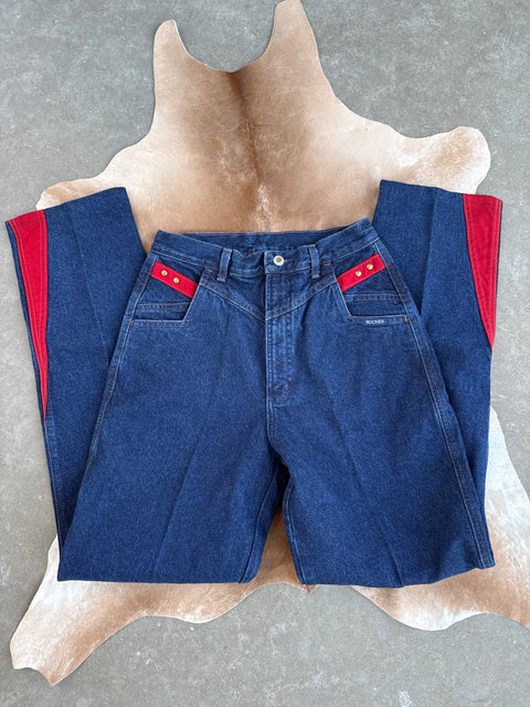 28” Red and Denim Rockies