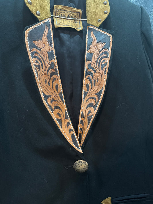 Leather Means Business Blazer