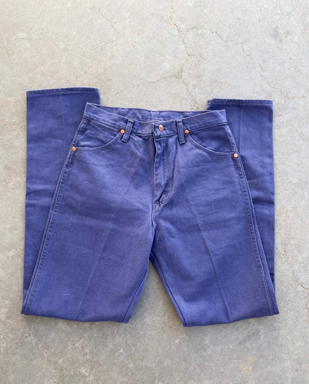 28” Purple Wrangler Jeans