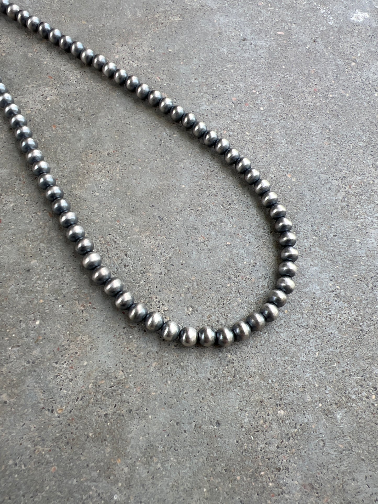 6mm 18” Navajo Pearl Necklace