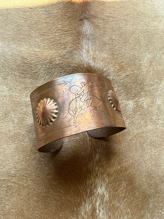 Chisholm Trail Copper Cuff