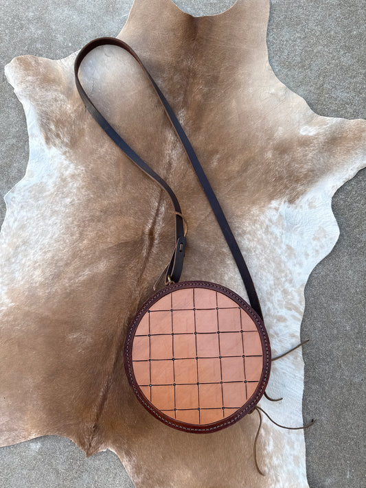 Tooled Leather Canteen Purse
