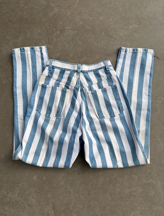 25” Vintage Striped Jeans