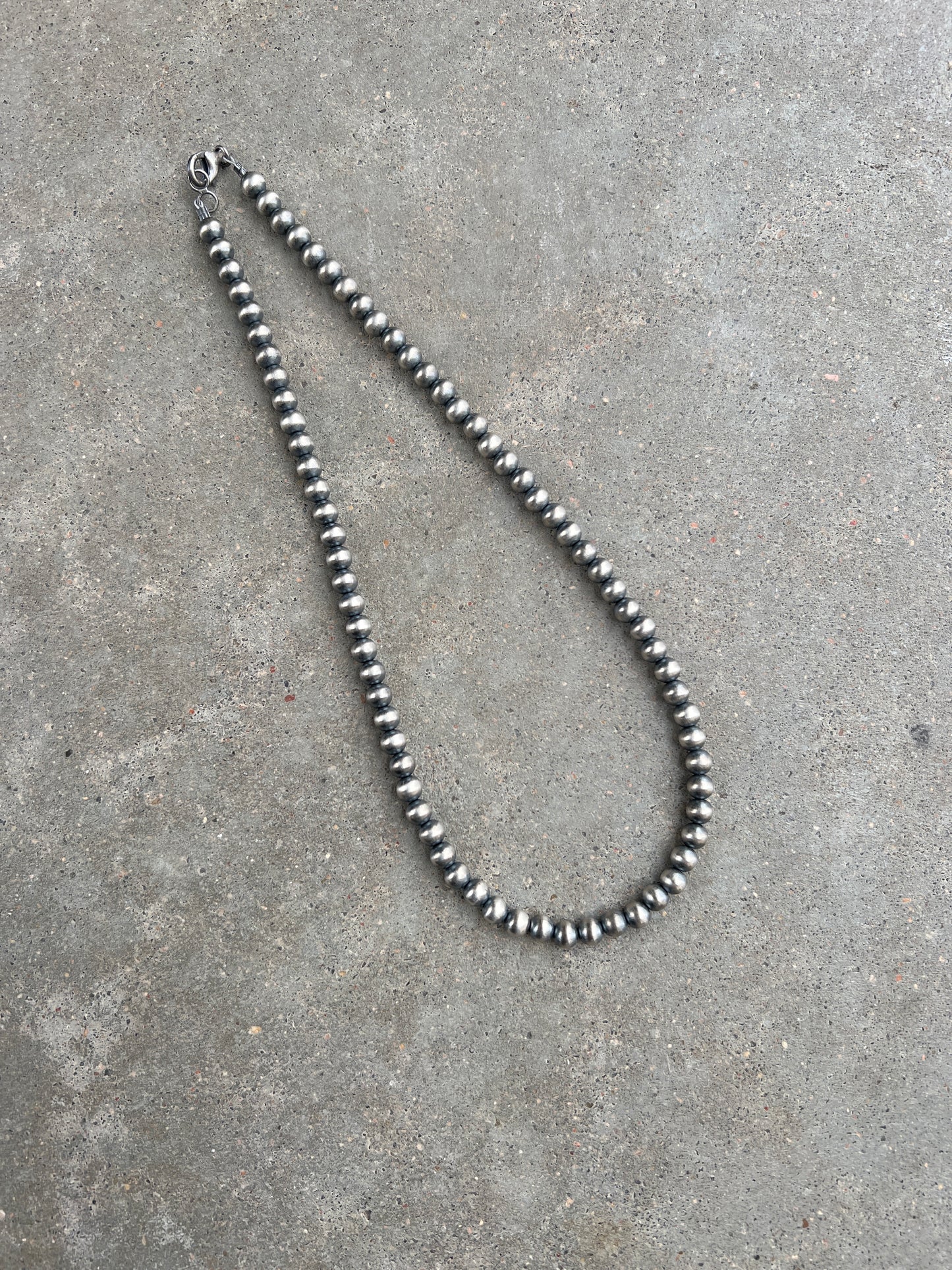 6mm 18” Navajo Pearl Necklace
