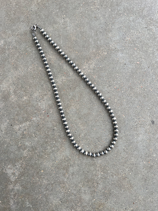 6mm 18” Navajo Pearl Necklace