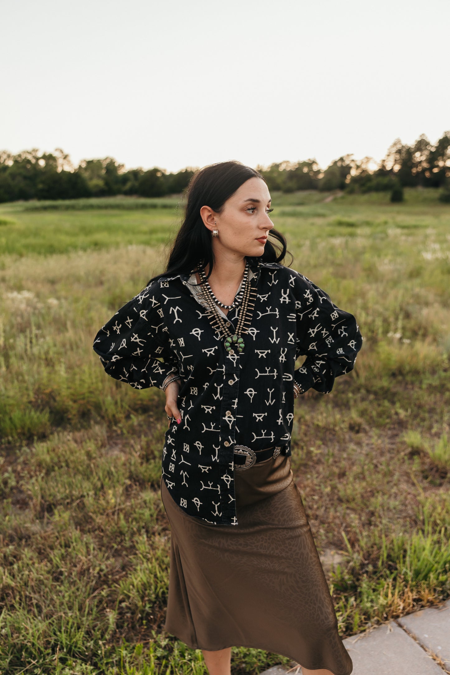 The Branded Over Button up