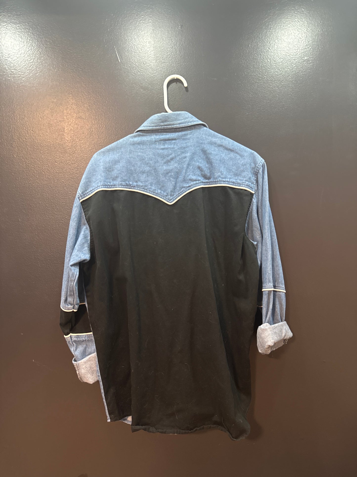 Two toned Cowboy Button up