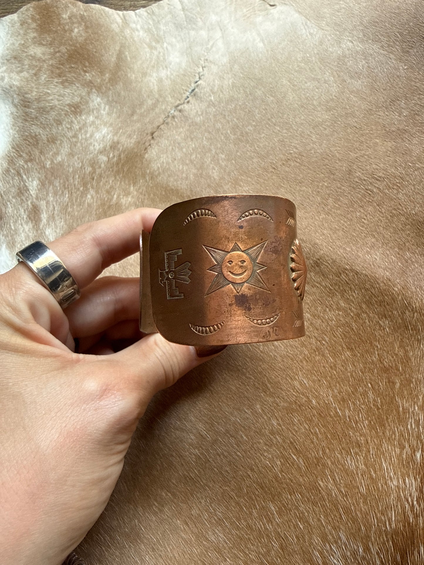 Chisholm Trail Copper Cuff