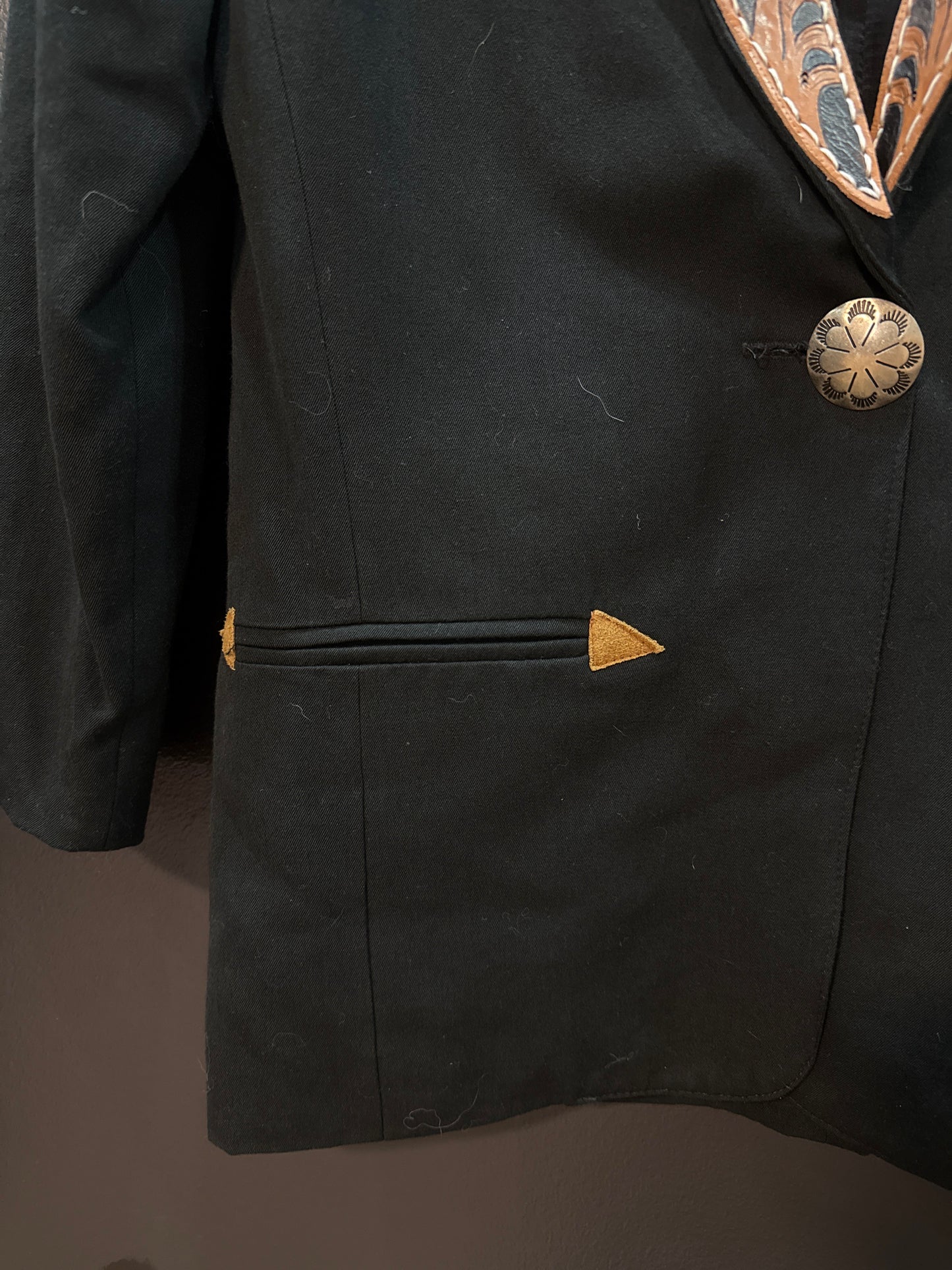 Leather Means Business Blazer