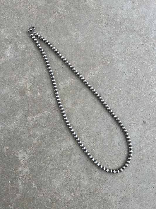 6mm 24” Navajo Pearl Necklace