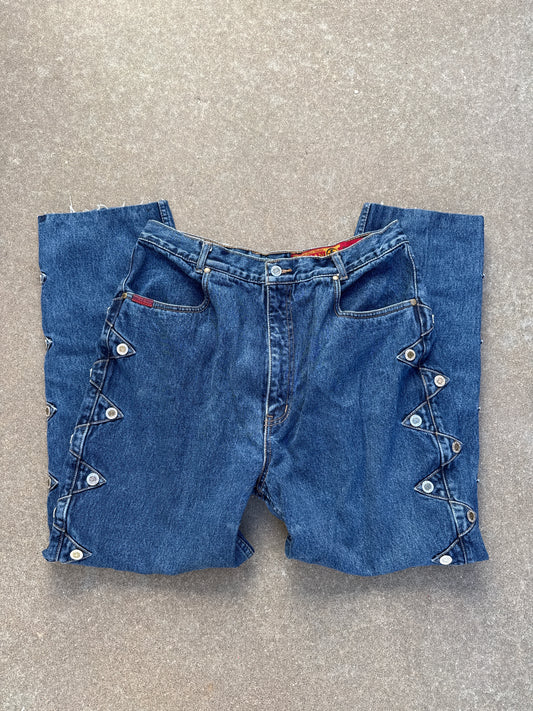 34” Denim Concho Lawmans