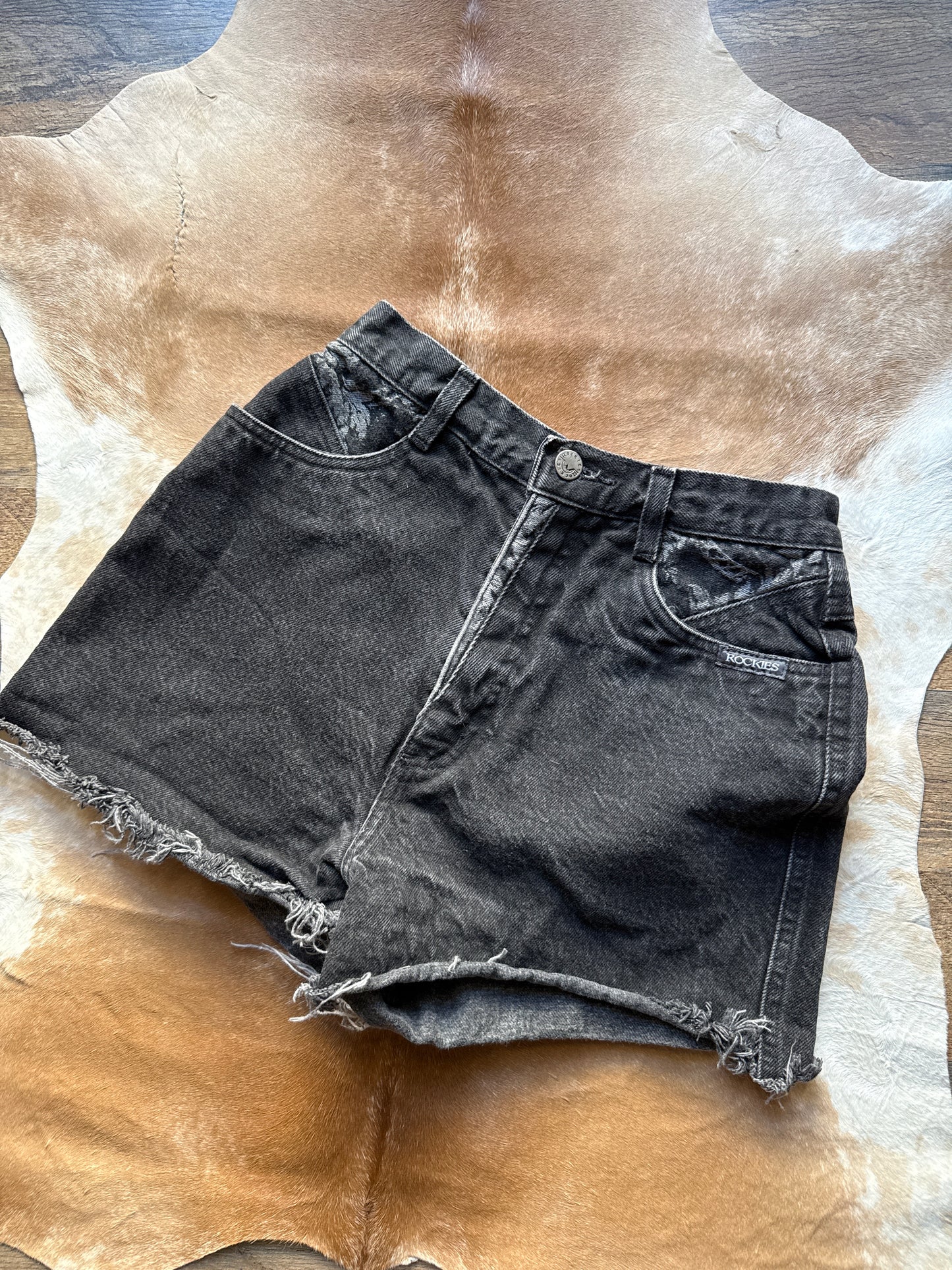 25” Paisley Black Denim Rockies