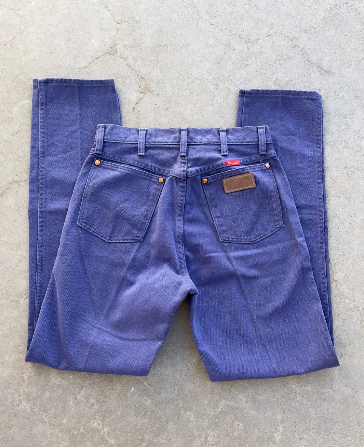 28” Purple Wrangler Jeans