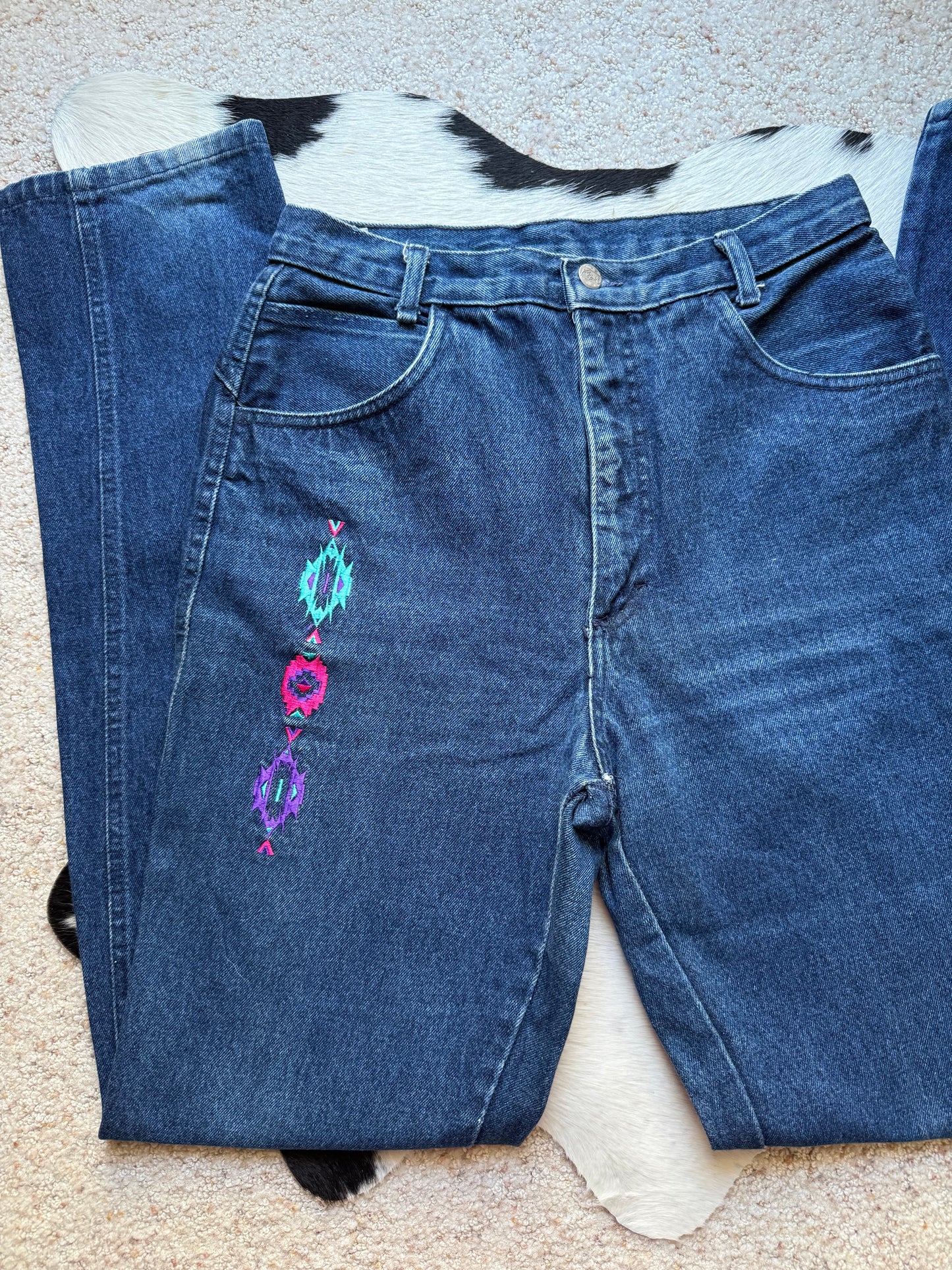 30” Denim Aztec Ropers