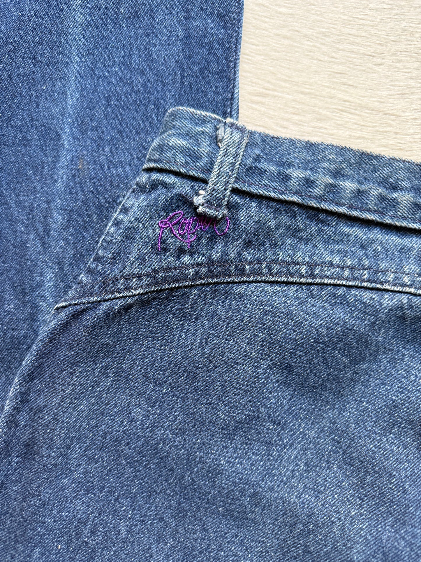 30” Denim Aztec Ropers