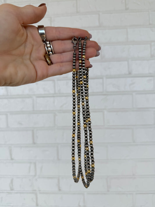 Gold N Navajo Pearl Necklace